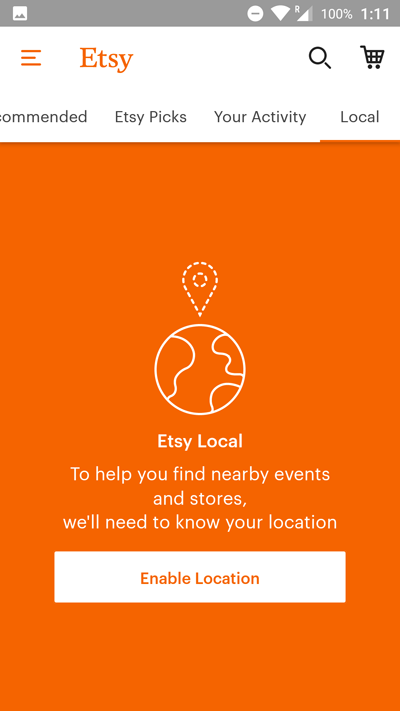 app engagement etsy geolocation 