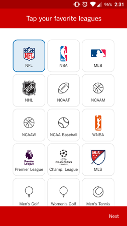 app engagement espn sign up